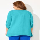 AnyWear Pucker Cotton Cardigan image number null