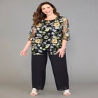 Embroidered Tank and Kimono 2-Piece Set image number null