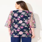 Embroidered Tank and Kimono 2-Piece Set image number null