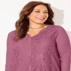 Stretch Lace Tunic image number null
