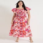 Smocked Bubble Dress image number null