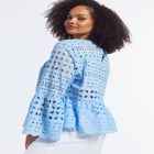 Flounce Peplum Top image number null