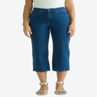 True Fit Straight Leg Crop Jean image number null
