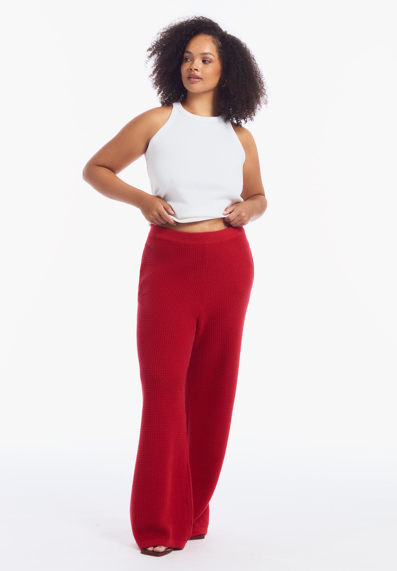 Knitted Sweater Pants image number 0