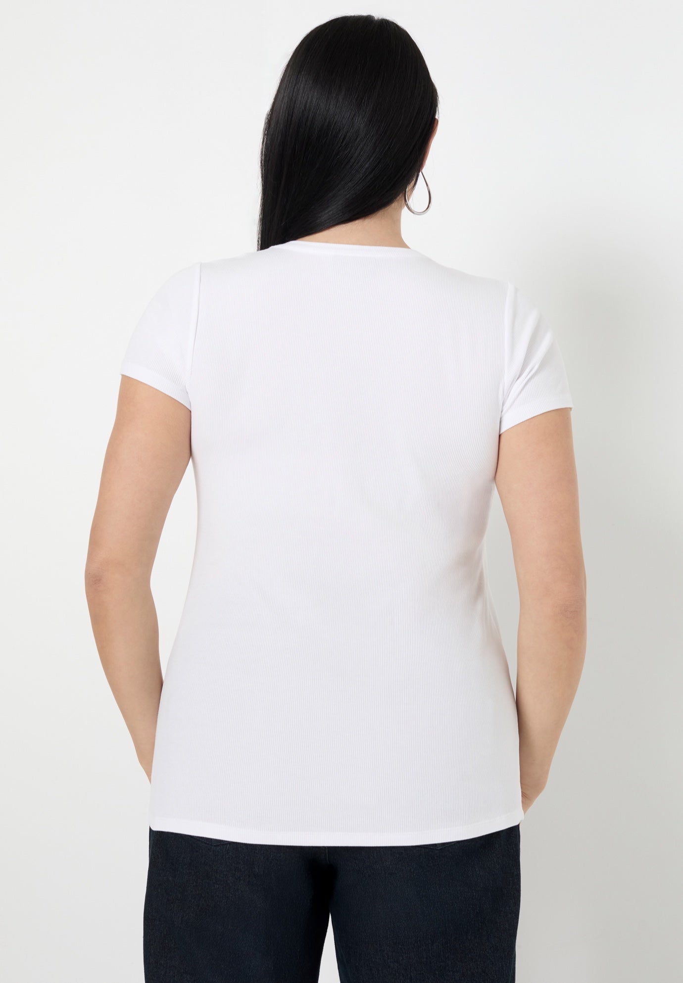 Ribbed Crewneck Top image number 1