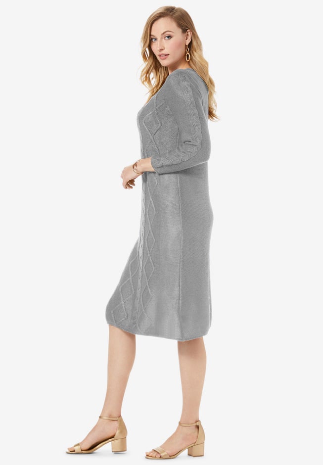Cable Sweater Dress image number 2