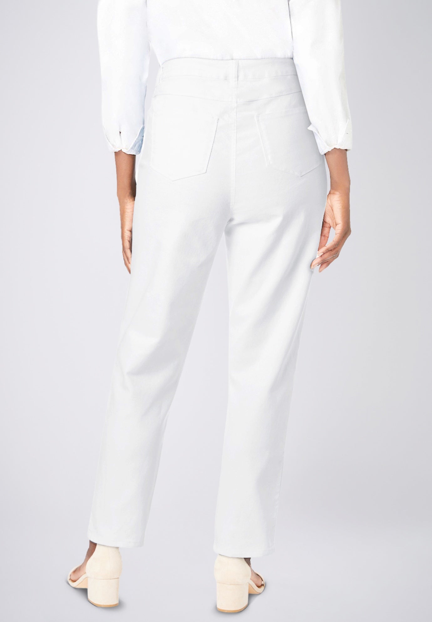 True Fit Stretch Denim Straight Leg Jean image number 3