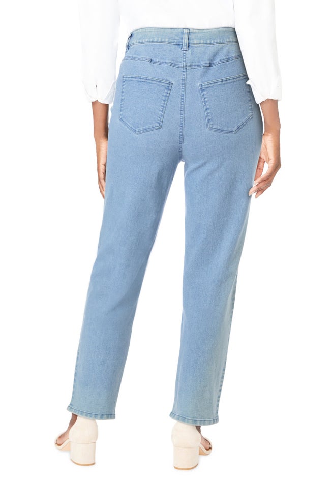 True Fit Stretch Denim Straight Leg Jean image number 2