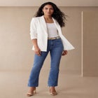 True Fit Stretch Denim Straight Leg Jean image number null