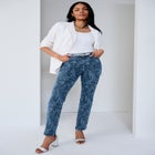 True Fit Stretch Denim Straight Leg Jean image number null