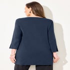 Suprema® Studio Snap Accent Tunic image number null