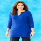 Suprema&reg; Studio Lattice Trim Tunic image number null