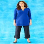 Suprema&reg; Studio Lattice Trim Tunic image number null