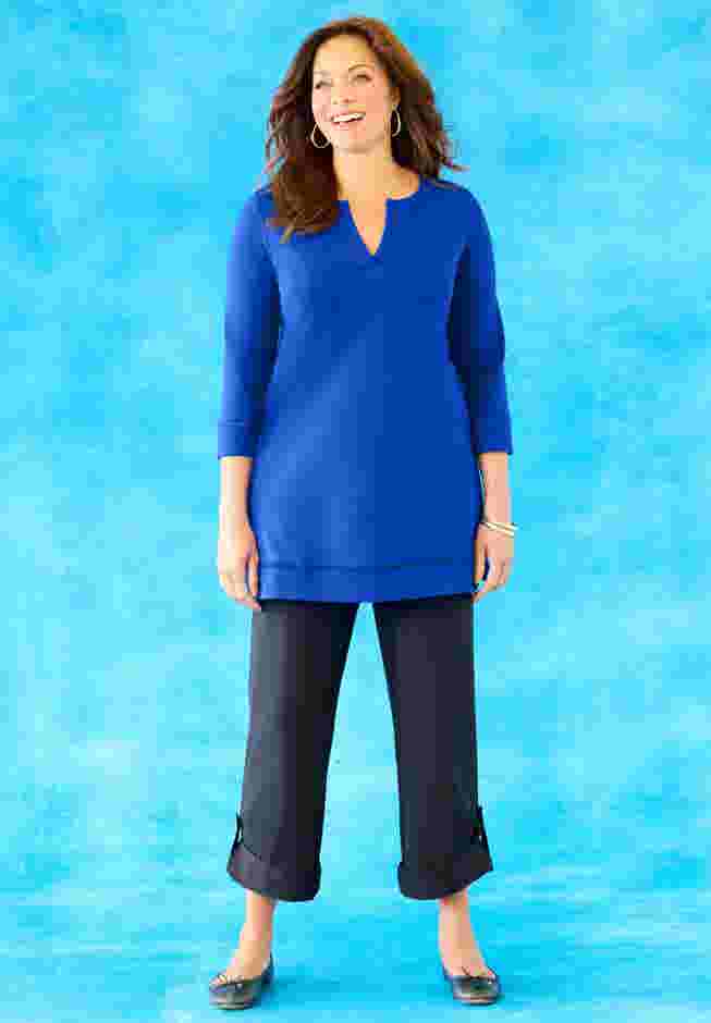 Suprema® Studio Lattice Trim Tunic image number 1