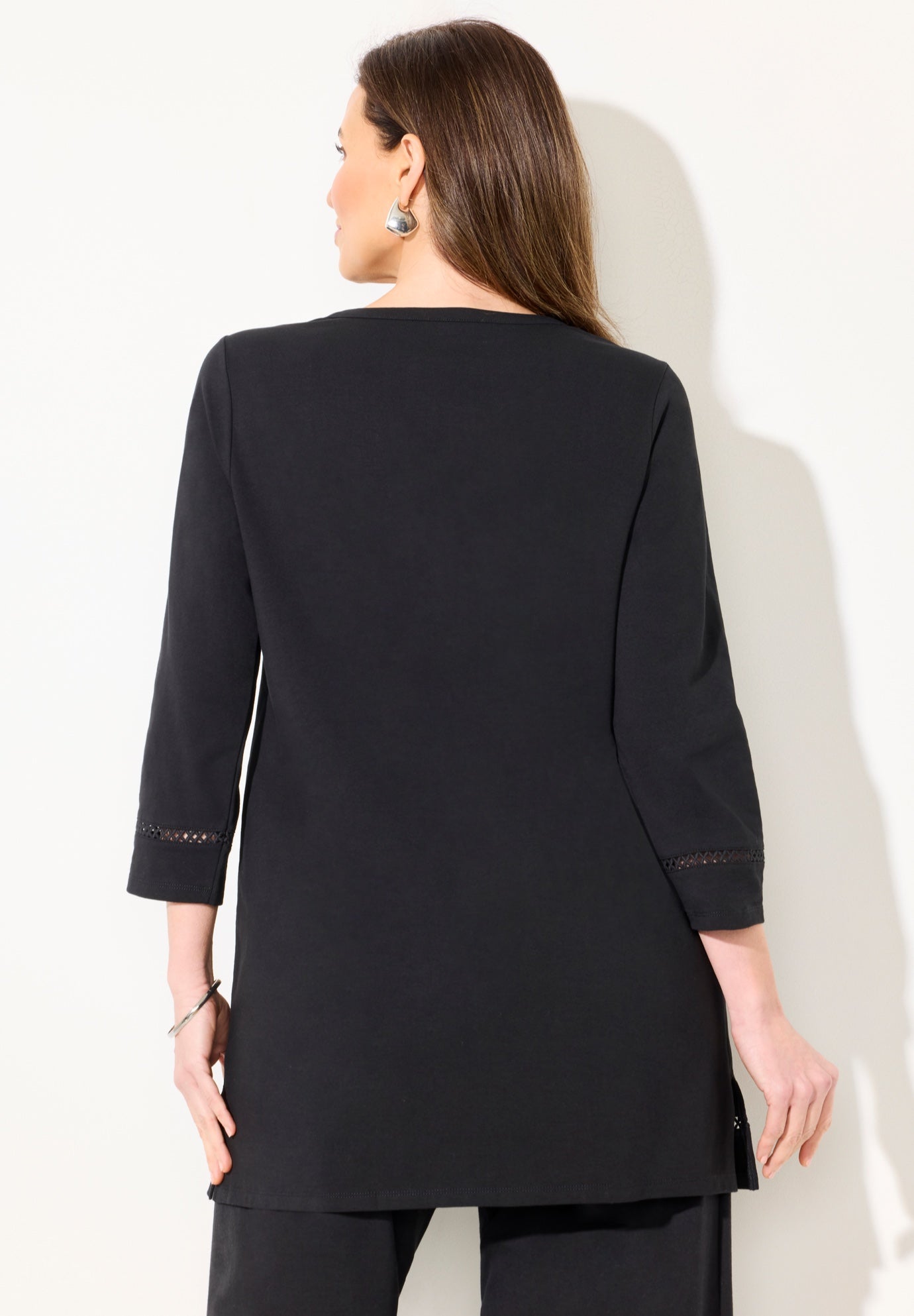 Suprema&reg; Studio Lattice Trim Tunic image number 1