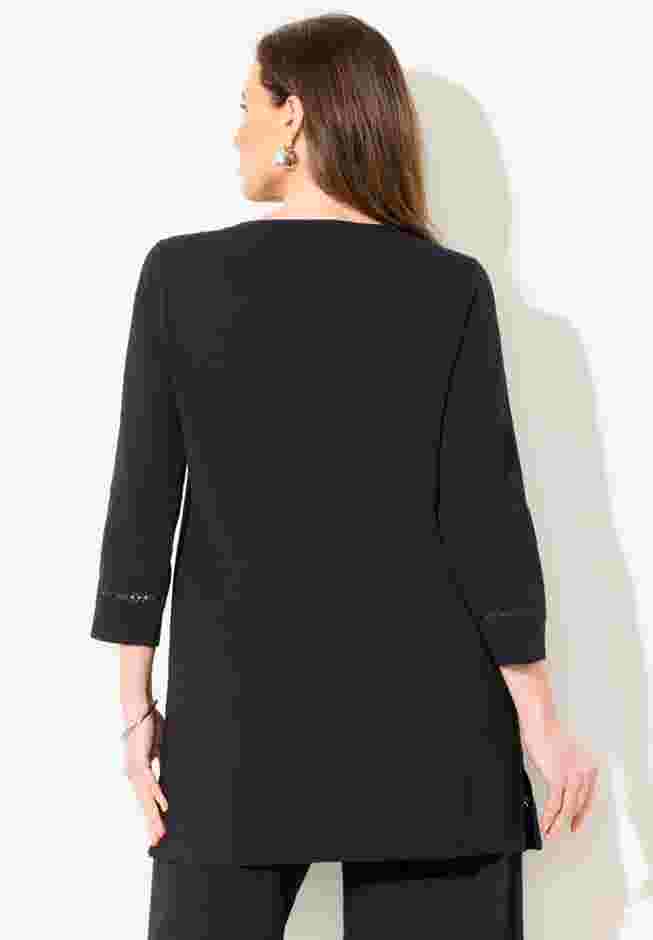 Suprema® Studio Lattice Trim Tunic image number 1
