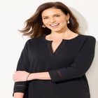 Suprema&reg; Studio Lattice Trim Tunic image number null