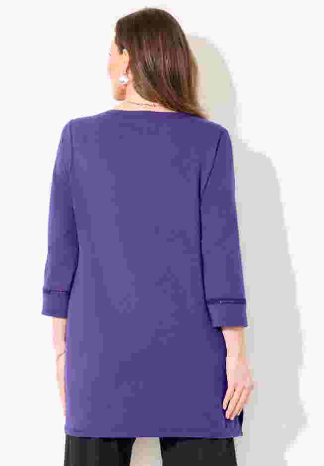 Suprema® Studio Lattice Trim Tunic image number 1