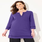 Suprema&reg; Studio Lattice Trim Tunic image number null