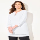 Suprema&reg; Studio Lattice Trim Tunic image number null