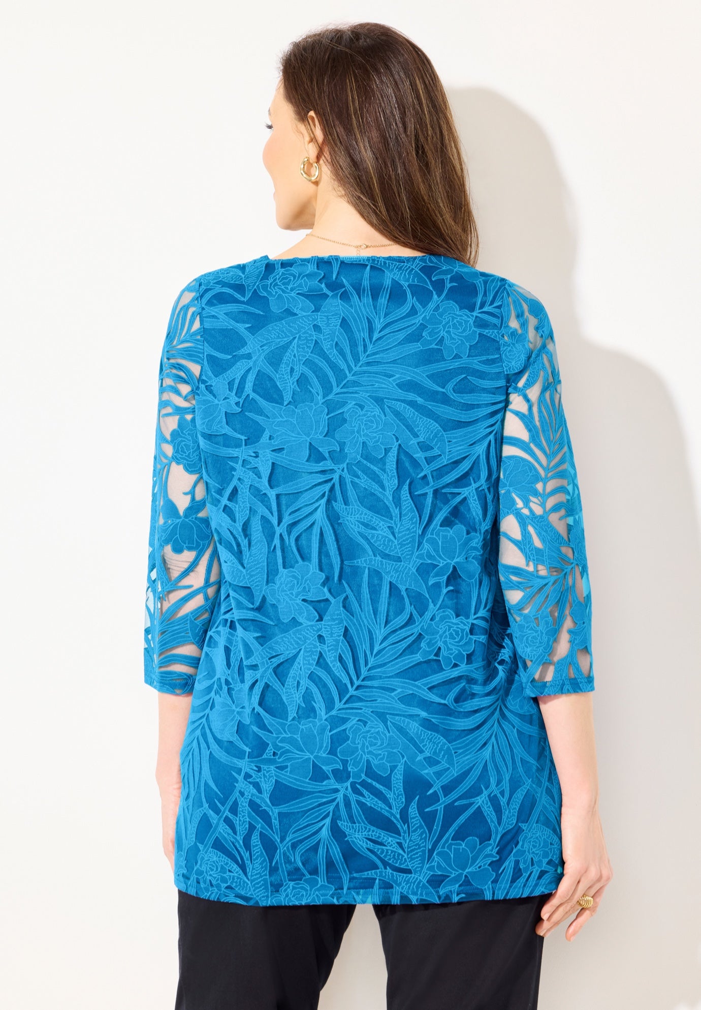 Jacquard Burnout Top image number 1