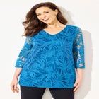 Jacquard Burnout Top image number null