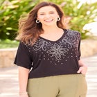 Embellished Dolman Tunic image number 0