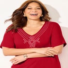 Embellished Dolman Tunic image number null