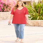 Embellished Dolman Tunic image number 1
