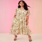 Striped Lurex Maxi Dress image number null