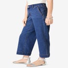 Plus Size Wide Leg Crop Jean image number 2