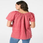 Embroidered Ruffle Blouse image number null