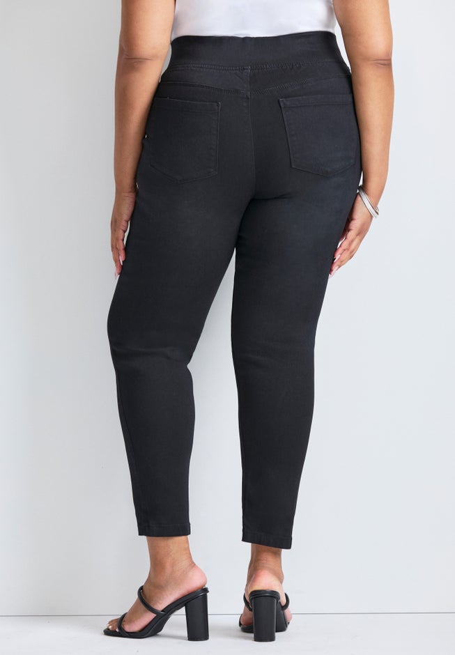 Butter Denim Pull-On High Rise Jean image number 1