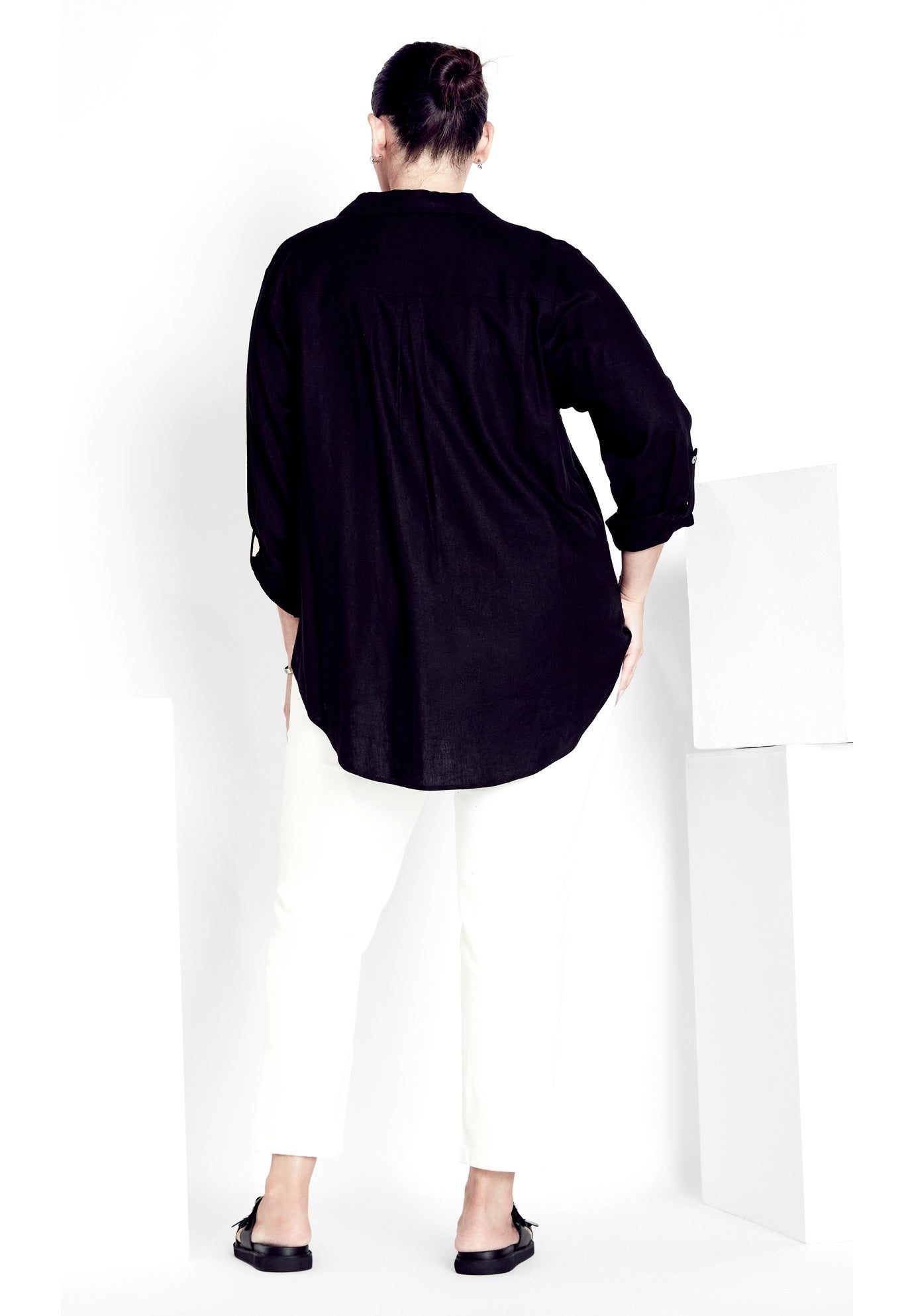 Butter Denim Pull-On High Rise Jean image number 1