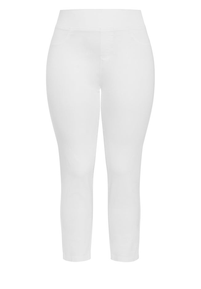 Butter Denim Pull-On High Rise Jean image number 2