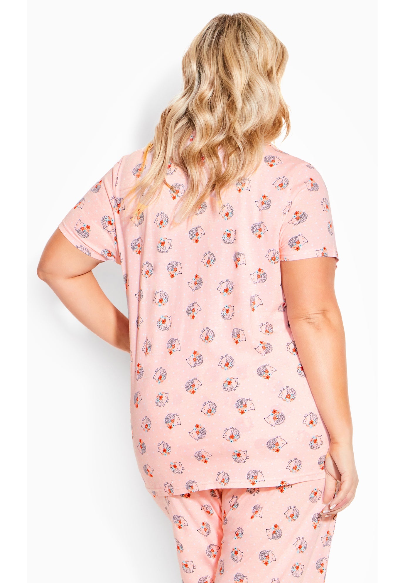 Hedgehog Button Sleep Top image number 4