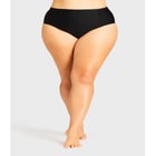 Knit High Waist Swim Brief image number null