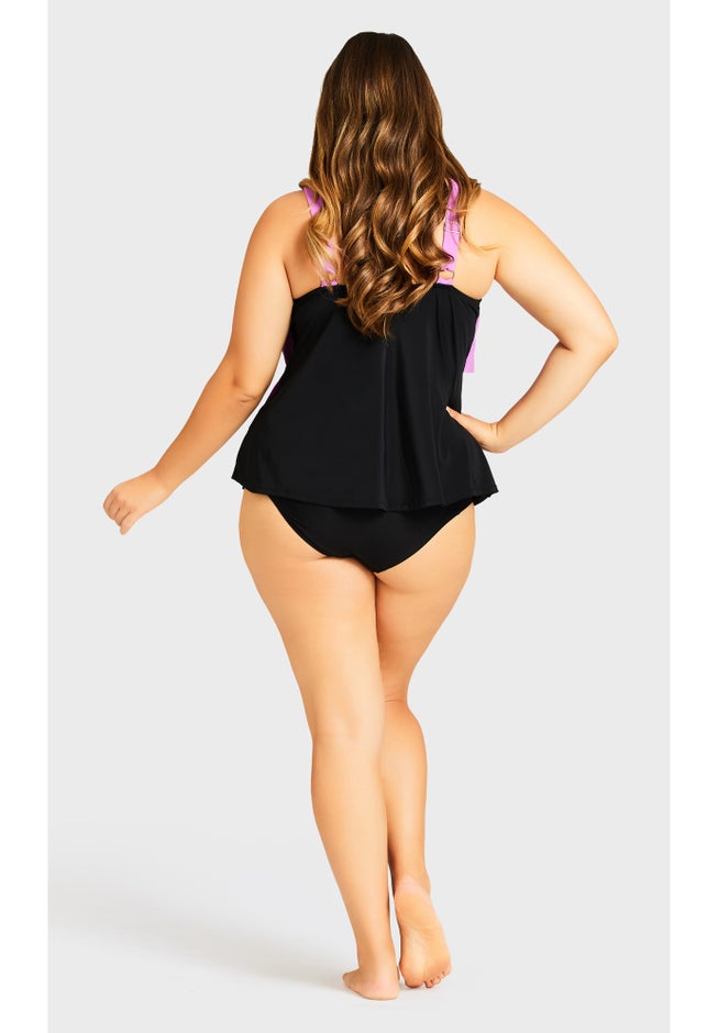 Knit High Waist Swim Brief image number 4