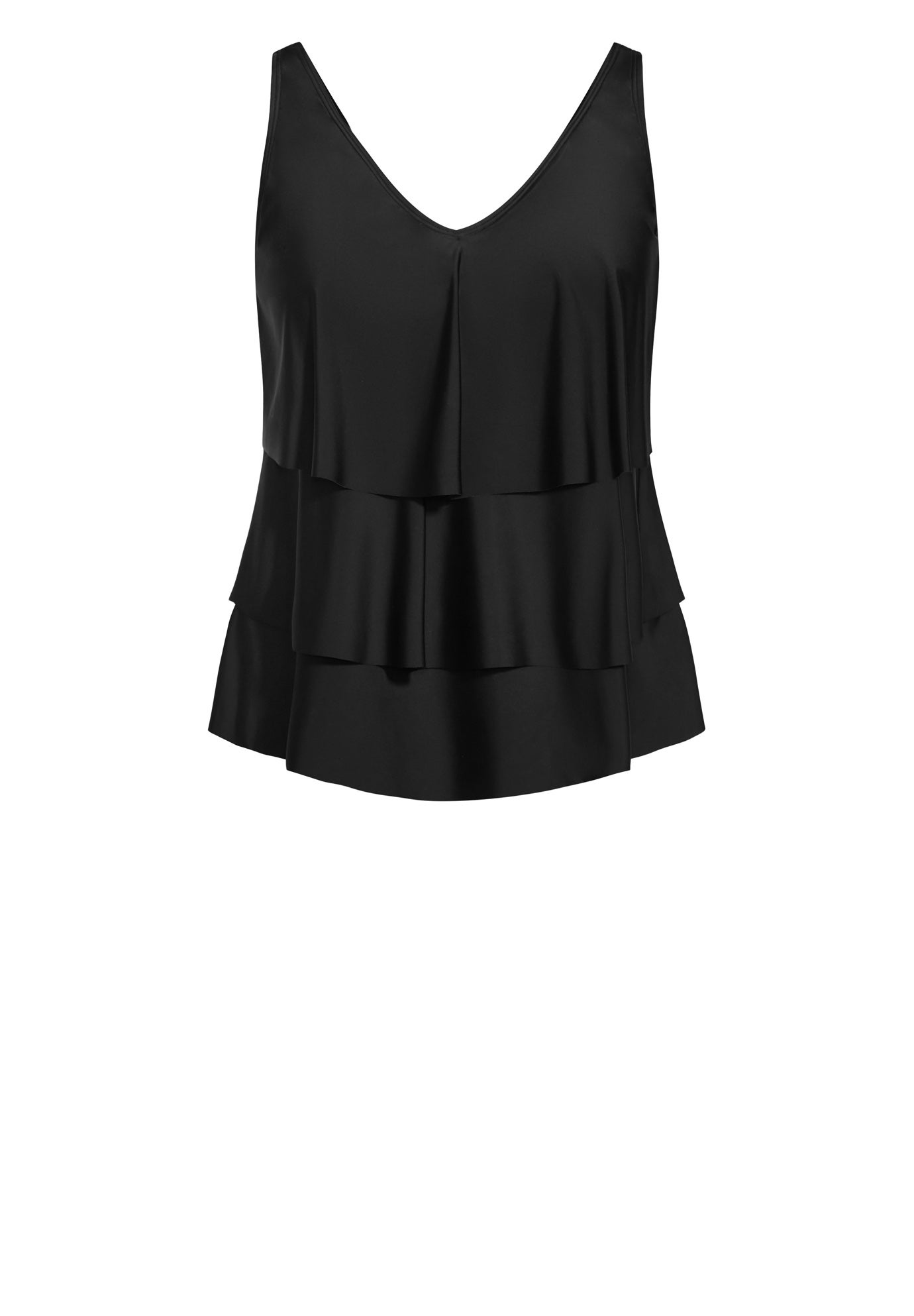 V Tiered Tankini Top image number 2