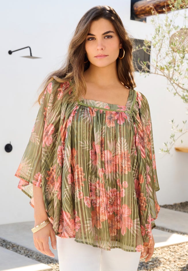 Square Neck Lurex Blouse image number 4