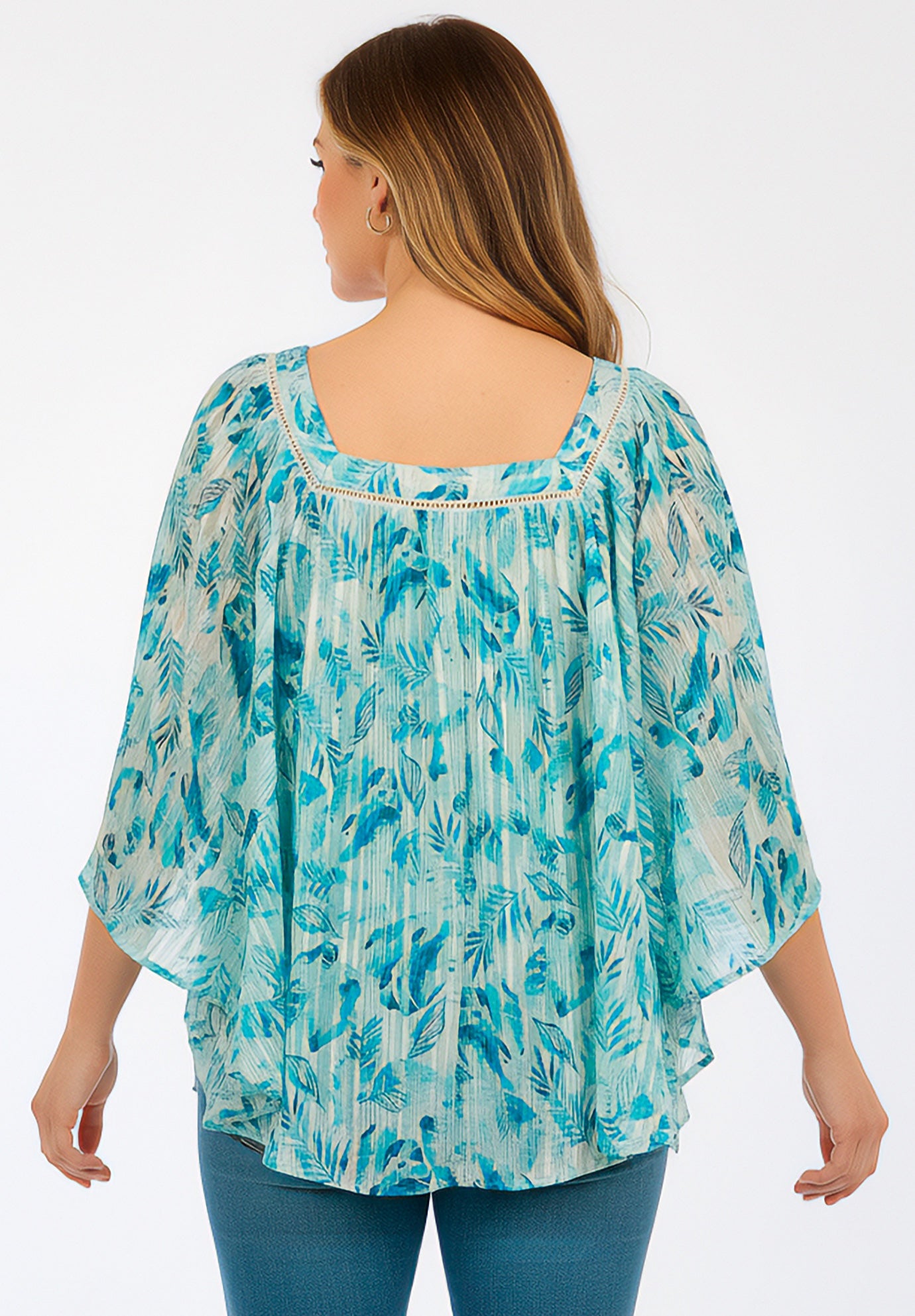 Square Neck Lurex Blouse image number 1