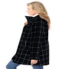 Fleece Swing Funnel-Neck Coat image number 2
