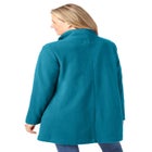 Fleece Swing Funnel-Neck Coat image number 1