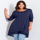 Foil Print Tunic image number 0