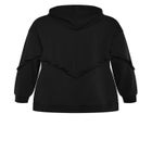 Frill Plain Hoodie image number null