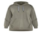 Frill Plain Hoodie image number null