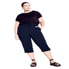 Cotton Roll Up Capri image number 0