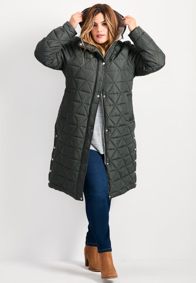 Quinn Longline Puffer Jacket image number 3