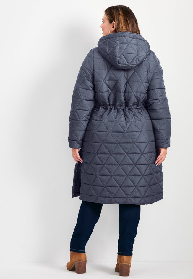 Quinn Longline Puffer Jacket image number 1