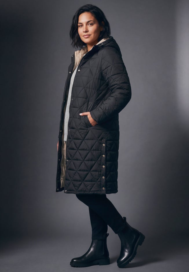 Quinn Longline Puffer Jacket image number 6